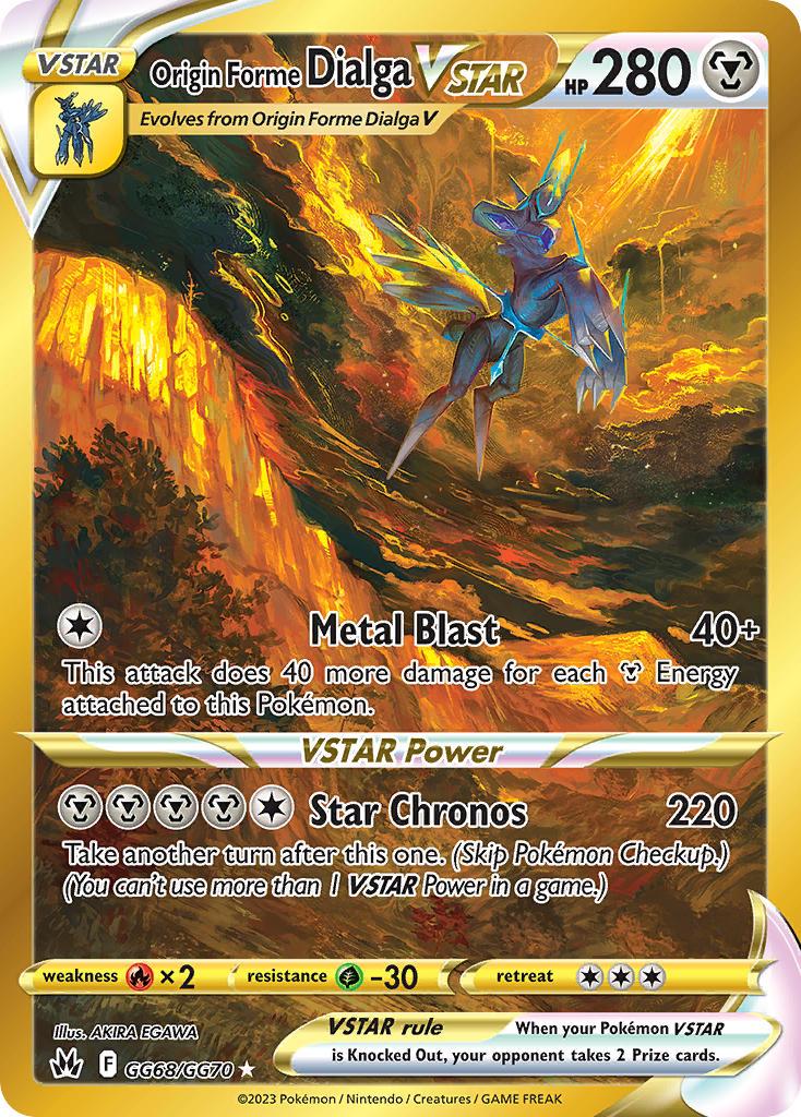 Crown Zenith Origin Forme Dialga VSTAR Pokémon card